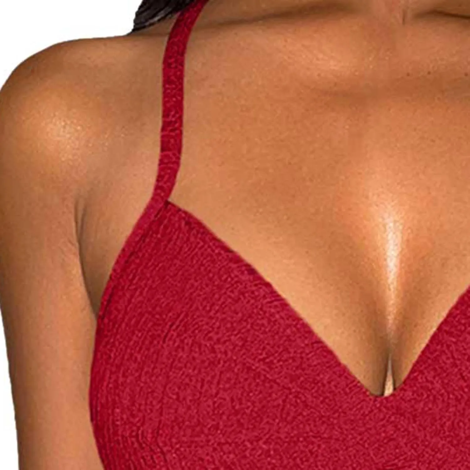 2025 Summer Women's Mini Sexy Dress Casual Cutout Side Slit Party Midi Dresses Spaghetti Straps Bodycon Going Out