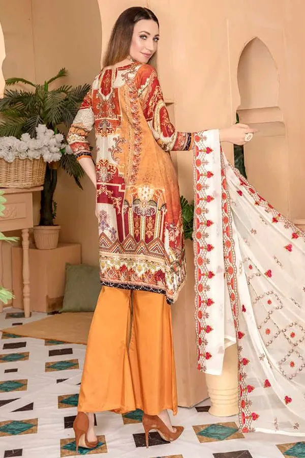 Aalaya Digital Emb Viscose`20 D#3  (Vol-6)