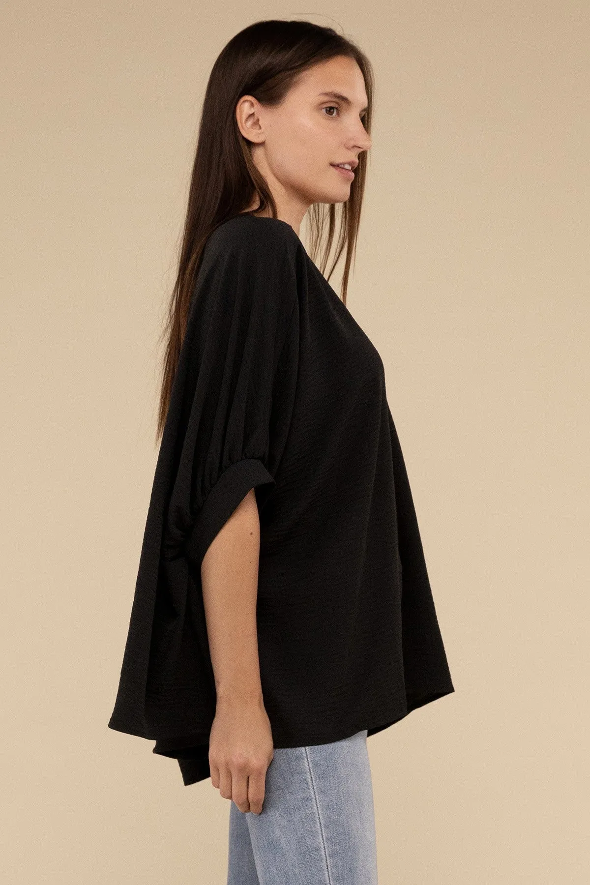 April V-Neck Half Sleeve Top