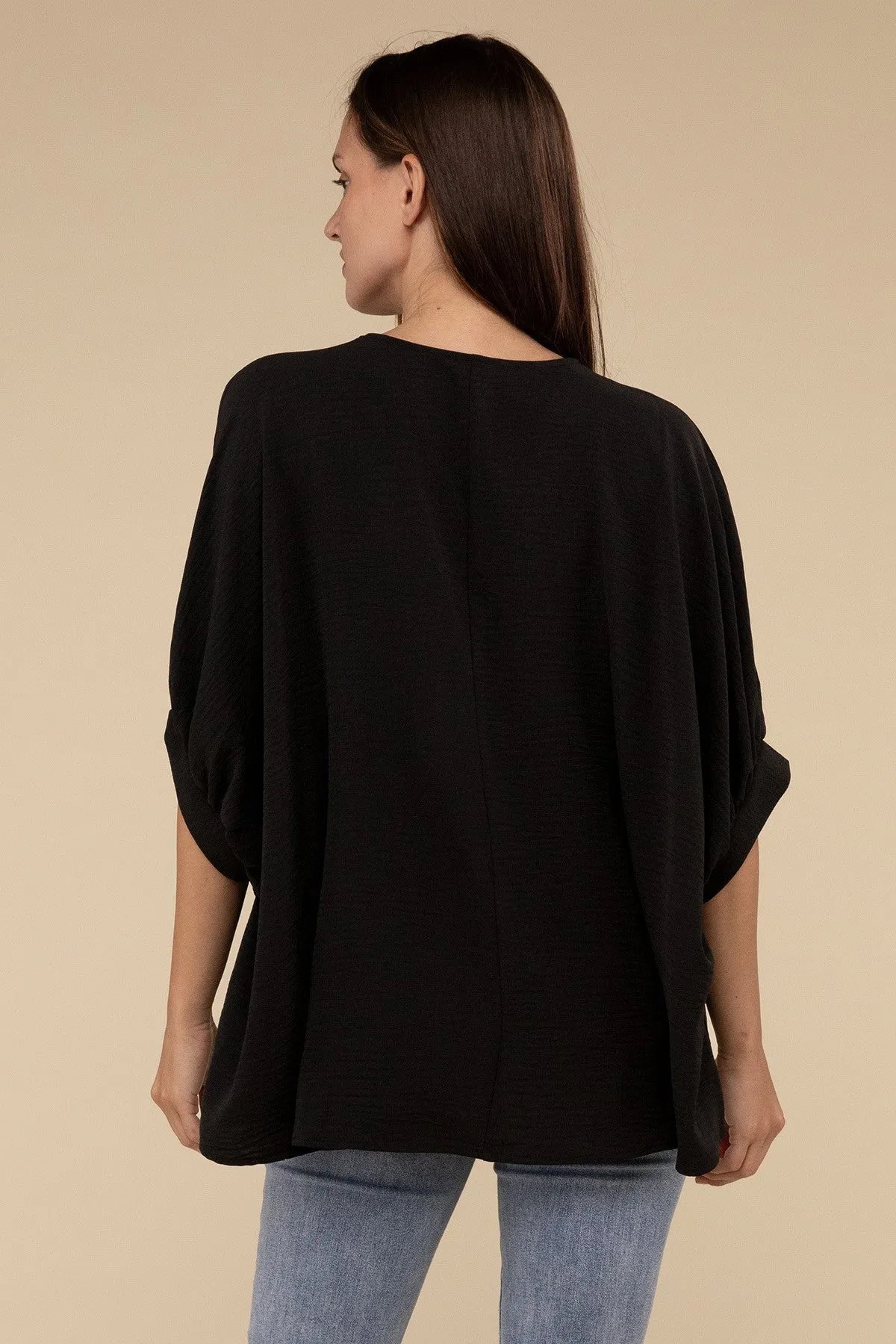 April V-Neck Half Sleeve Top