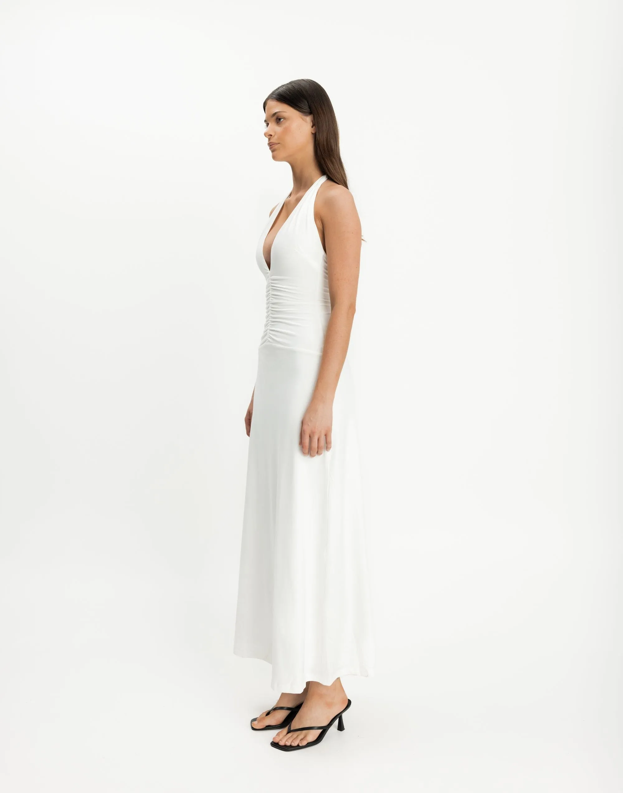 Araminta Maxi Dress (White)