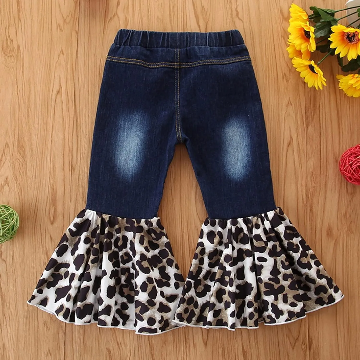 Baby Girls Leggings Comfy Versatile Ribbed Plaid Ruffled Pants Chic Designed Compression Leggings