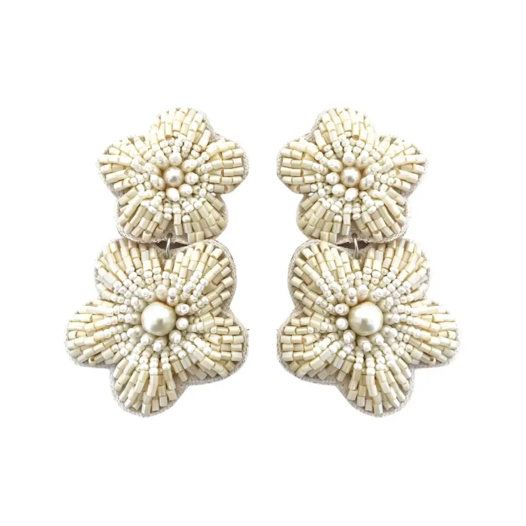 Bali Flower Earrings