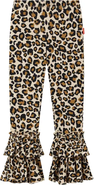 Bamboo Viscose Pants for Girls Toddler Bell Bottoms Ruffled Flare Leggings