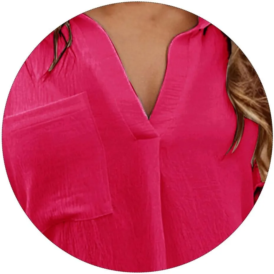 Bathing Suit Cover Up for Women V Neck Long Sleeve Tops Swimwear Coverup Beach Dress Lapel Shirt Swimsuit Midi Dress