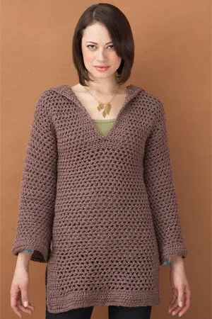 Beach Cover Up Tunic Pattern (Crochet)