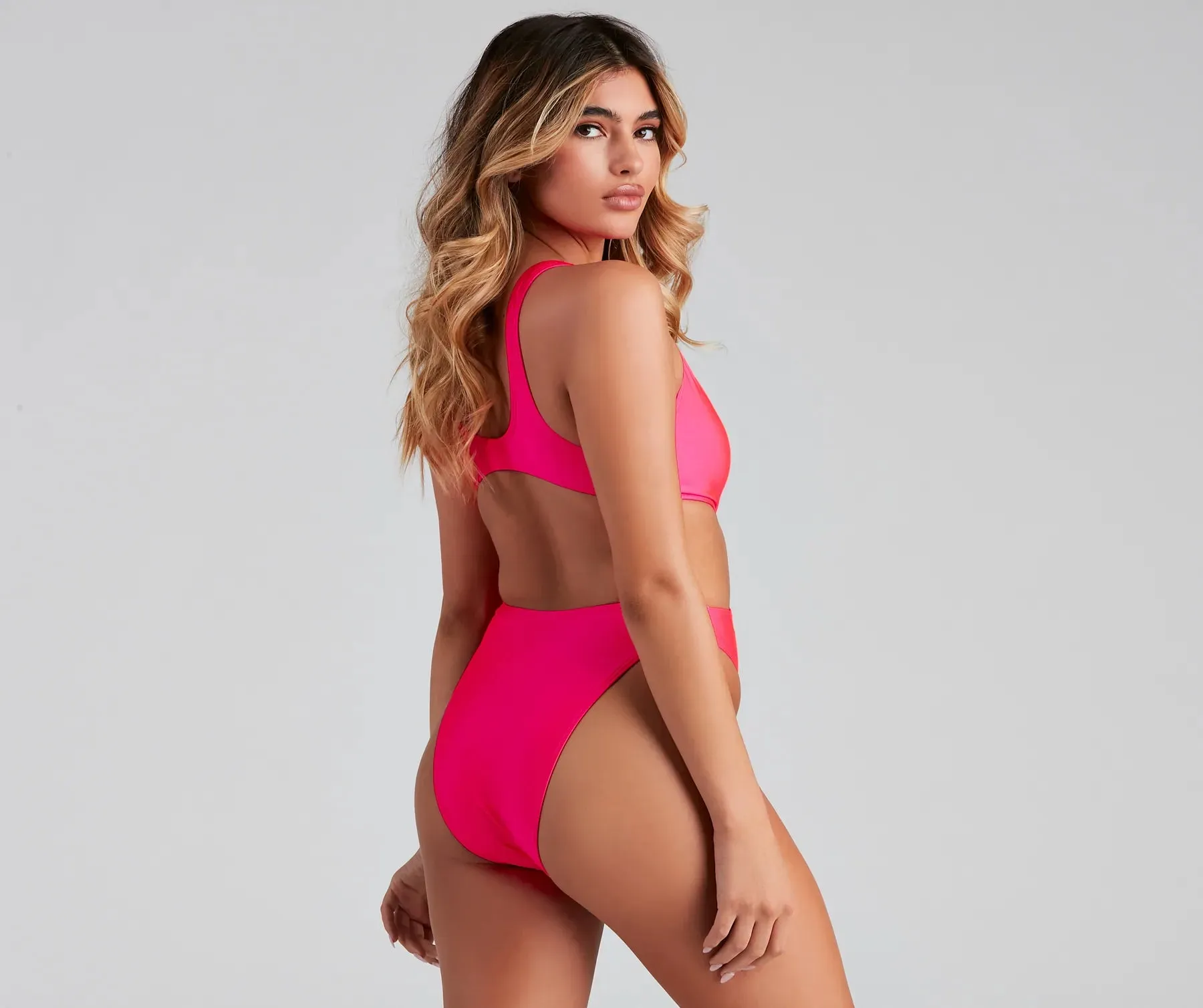 Beach Party Hoop One Piece Swimsuit