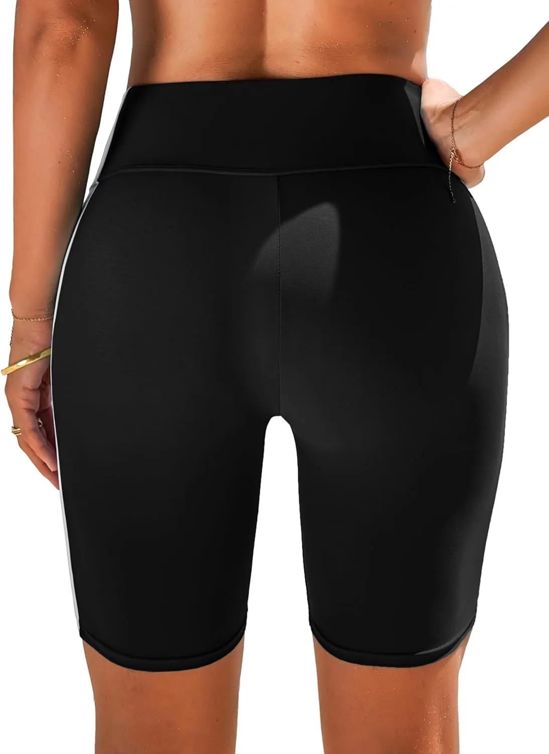 beautyin Womens Swim Shorts High Waisted Quick Dry Swimsuit Bathing Suit Bottoms