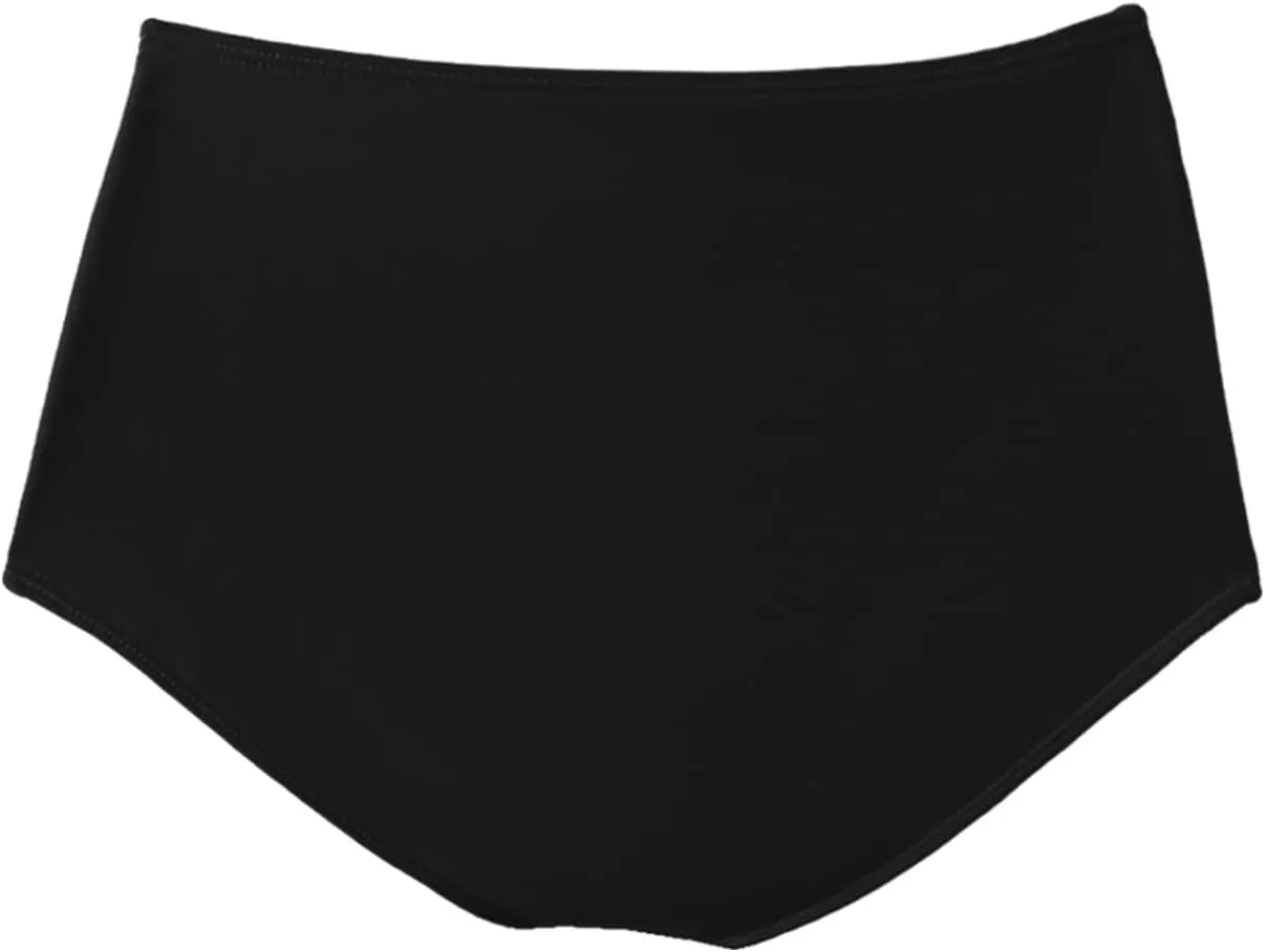 Bidobibo Swim Suits for Women 2025 Tummy Control High Waisted Swimsuit with Ruffle Top Womens Two Piece Tankini Bathing Suits
