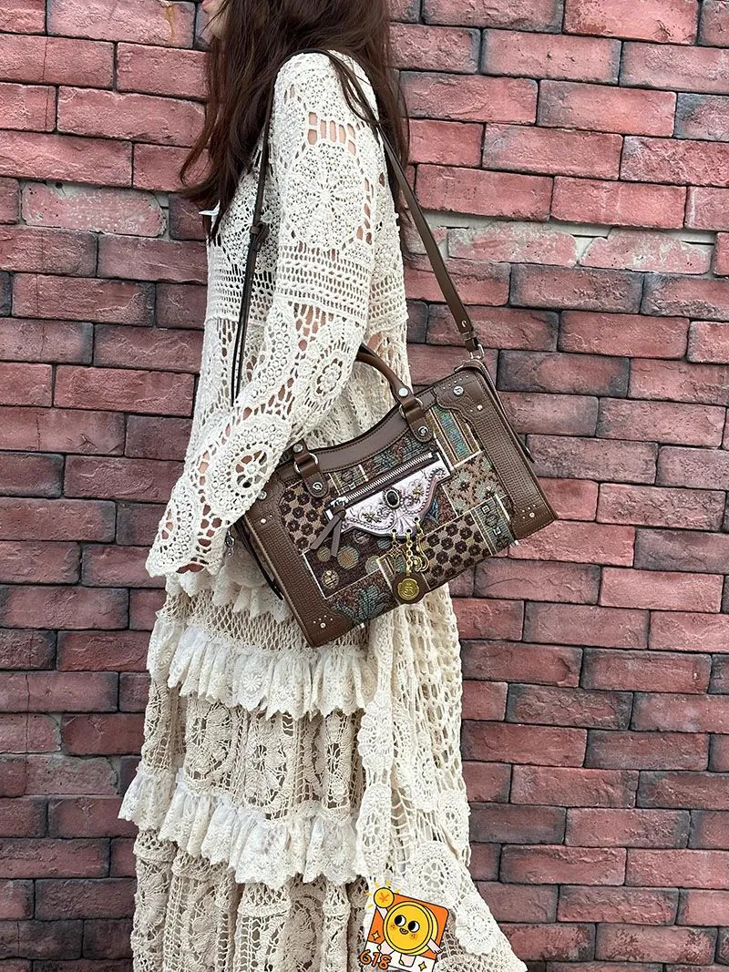 Bohemian Hollow Out Crochet High Low Cover Up Dress