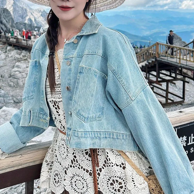Bohemian Hollow Out Crochet High Low Cover Up Dress