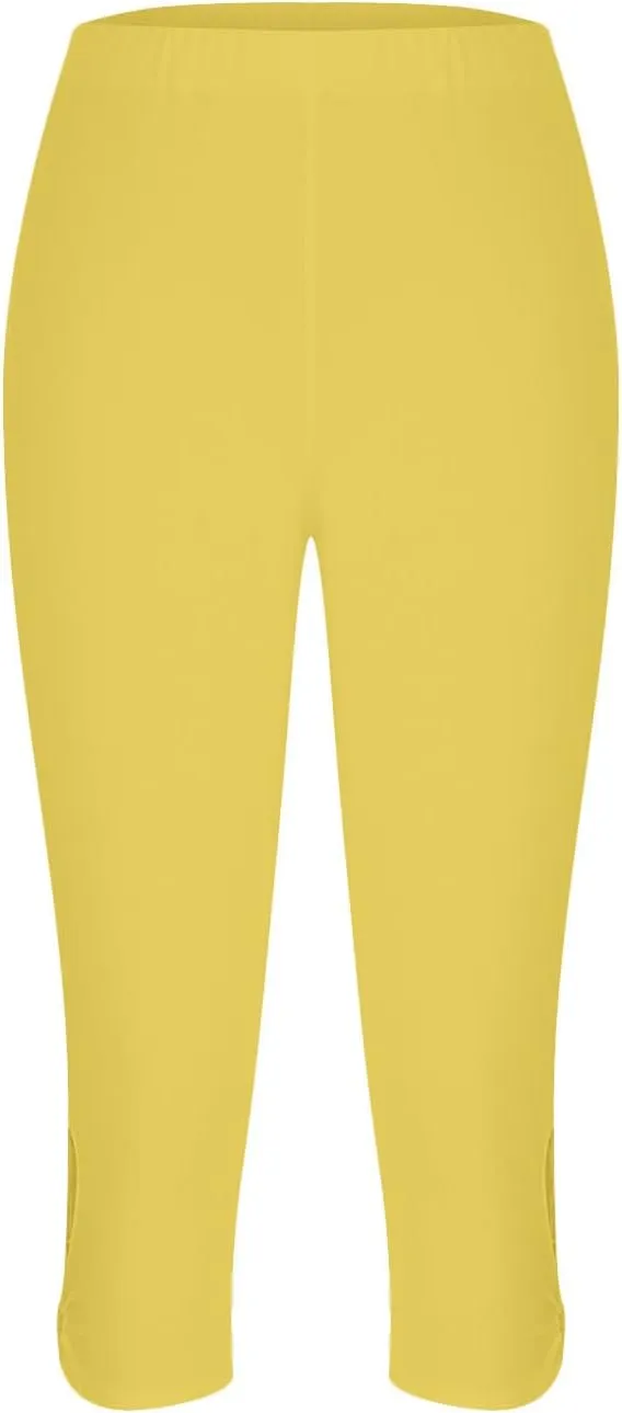 BOXIACEY Capri Leggings for Women 2025 Knee Length Yoga Pants High Waisted Workout Leggings Casual Summer Cropped Pants
