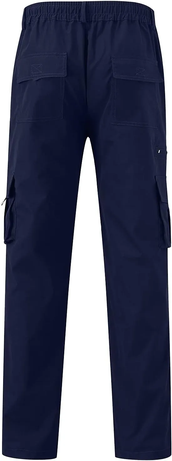Cargo Pants for Men Big and Tall and Tall Casual Jogger Sweatpants Cargo Pants for Men Men's Fleece Lined Sweatpants
