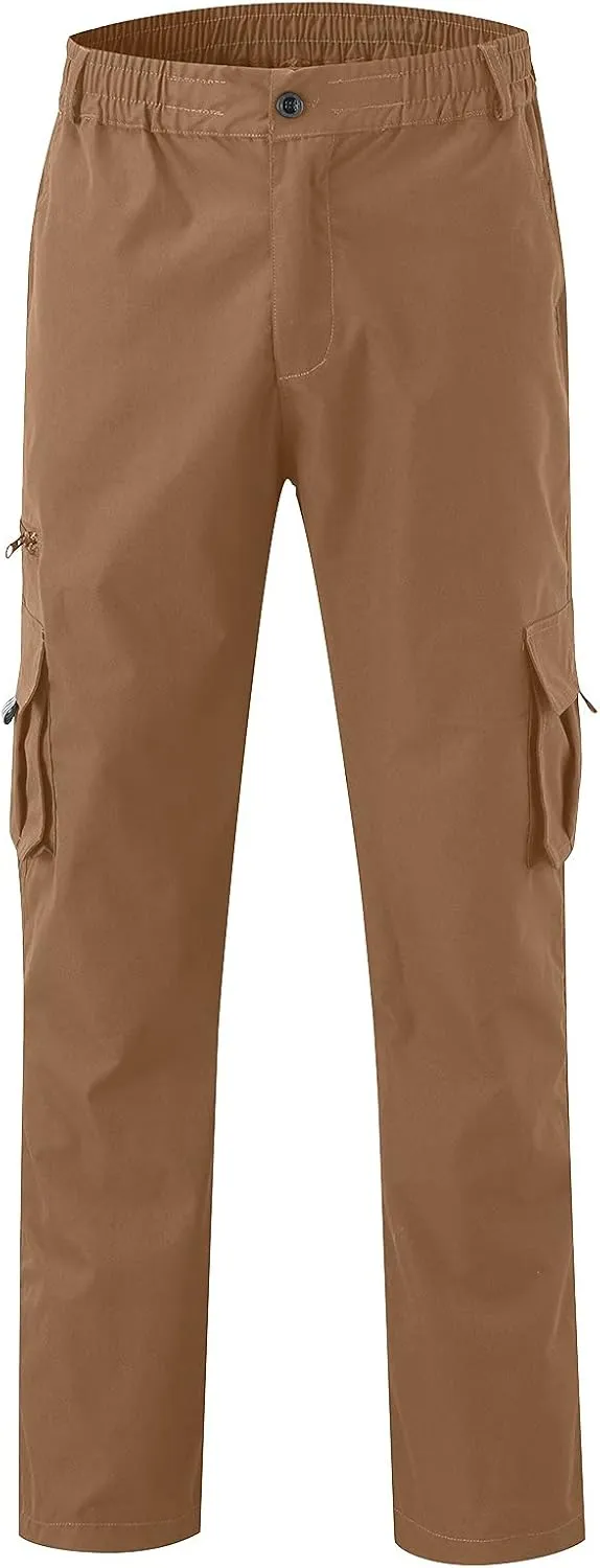 Cargo Pants for Men Big and Tall and Tall Casual Jogger Sweatpants Cargo Pants for Men Men's Fleece Lined Sweatpants