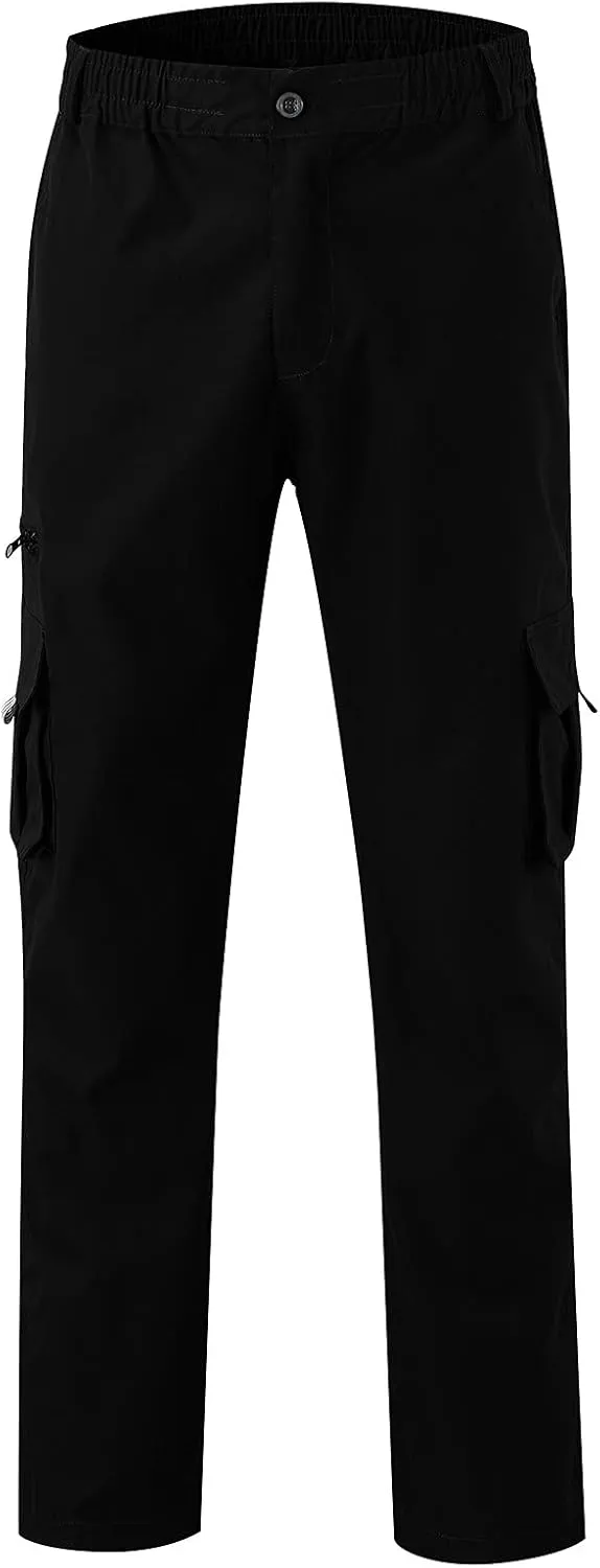 Cargo Pants for Men Big and Tall and Tall Casual Jogger Sweatpants Cargo Pants for Men Men's Fleece Lined Sweatpants