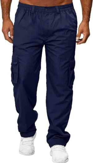 Cargo Pants for Men Big and Tall and Tall Casual Jogger Sweatpants Cargo Pants for Men Men's Fleece Lined Sweatpants