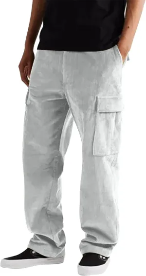 Cargo Pants for Men Relaxed Fit Mens Sweat Pants for Man Drawstring Sweatpants Athletic Pants for Mens Work Joggers