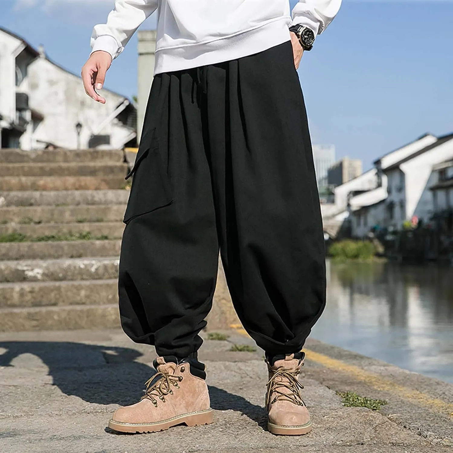 Cargo Pants for Men Relaxed Fit Sports Sweatpants Slim Fit Fashion Men's Pants Sweat Pants for Men Men's Basic Active