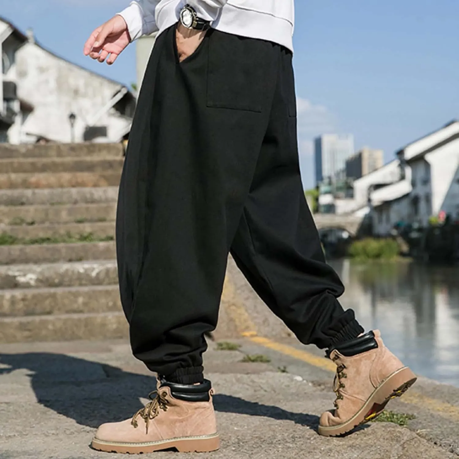 Cargo Pants for Men Relaxed Fit Sports Sweatpants Slim Fit Fashion Men's Pants Sweat Pants for Men Men's Basic Active