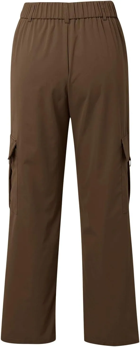 Cargo Pants for Women High Waisted Casual Wide Leg Pants Baggy Stretchy Wide Leg Y2K Streetwear with Pockets