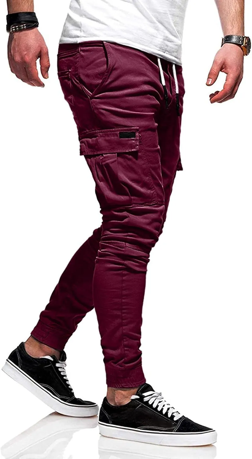 Cargo Sweatpants for Men Mens Lounge Pants Hip Hop Pants Cargo Pants Joggers Casual Active Sports Sweatpants for Men