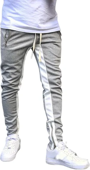 Cargo Sweatpants for Men Mens Lounge Pants Jogger Pants Slim Fit Bodybuilding Tapered Sweatpant with Pockets Running