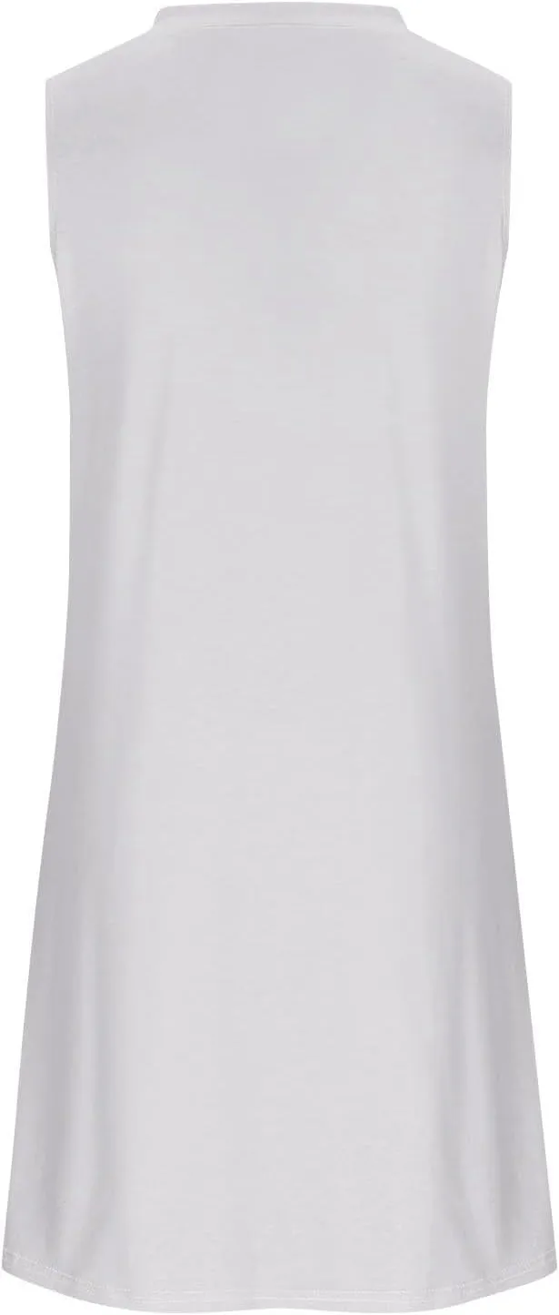 Casual Dresses for Women Fitted Travel V Neck Tank Short Sundresses Petite Church Travel Outfits for Women
