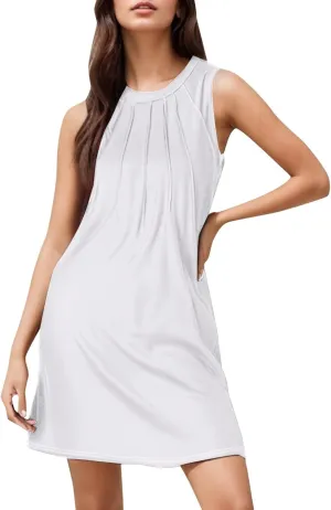 Casual Dresses for Women Fitted Travel V Neck Tank Short Sundresses Petite Church Travel Outfits for Women