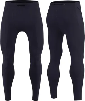 CRNTCEM Men's Stretch Yoga Leggings Breathable Athletic Running Baselayer Tights Pants Quick Dry Compression Workout Pants
