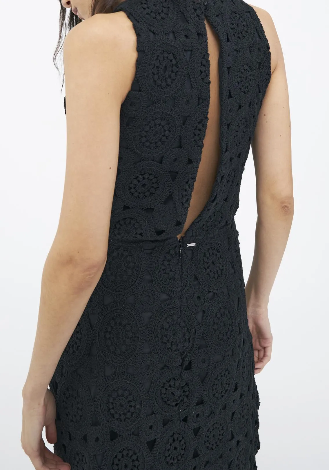 Crochet Midi Dress