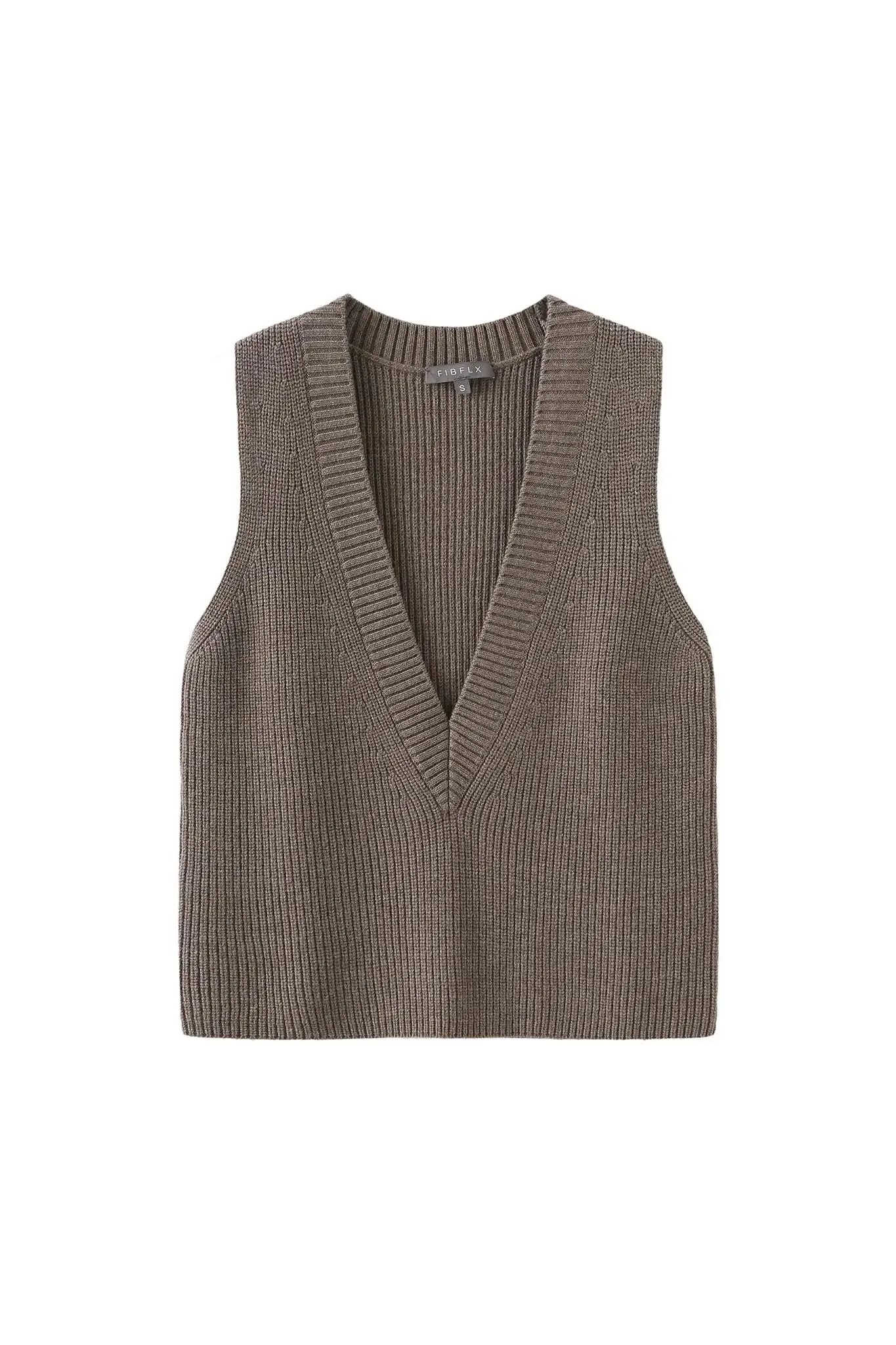 Deep V-Neck Sweater Vest