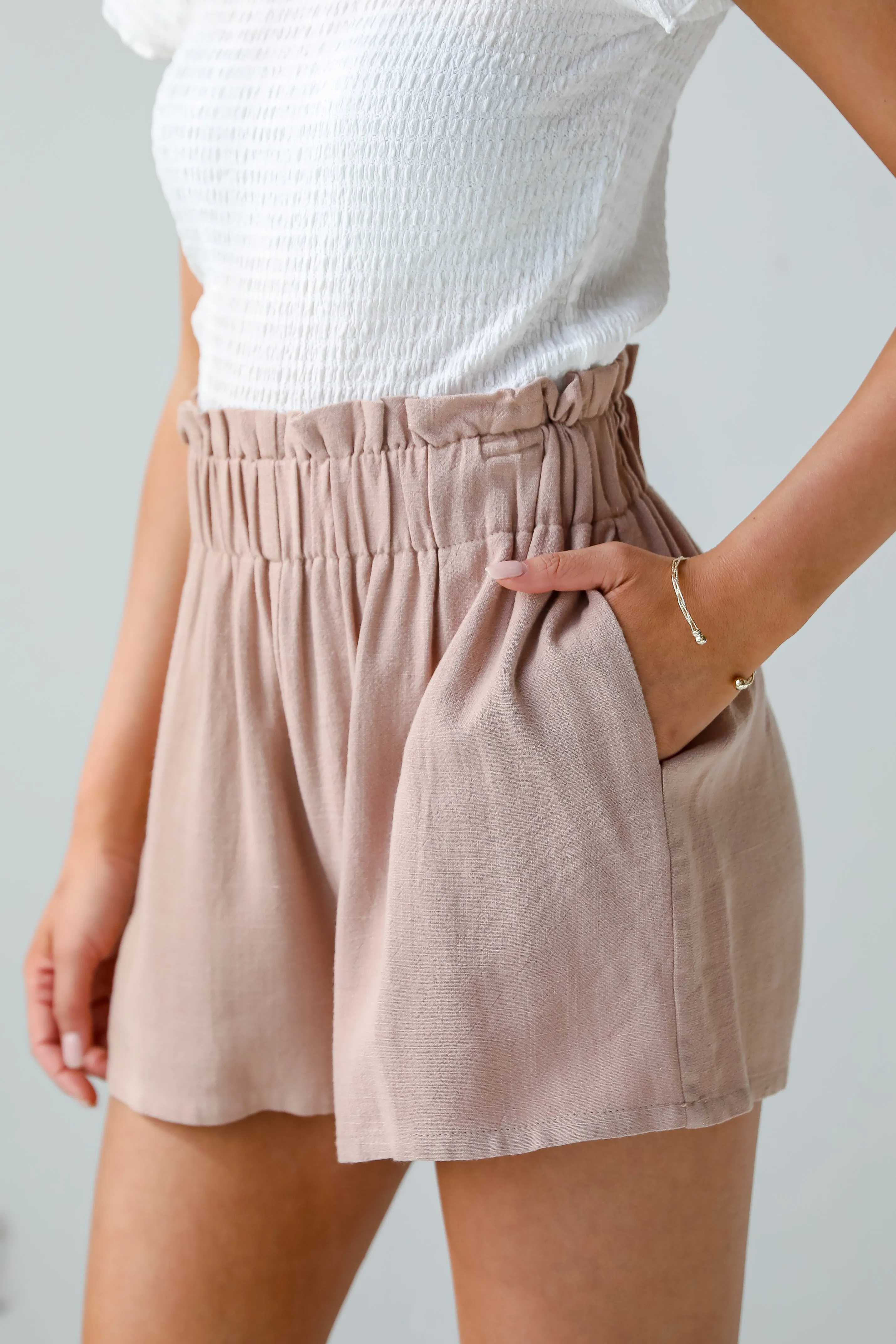 FINAL SALE - Perfectly Cool Linen Shorts - DU DEAL
