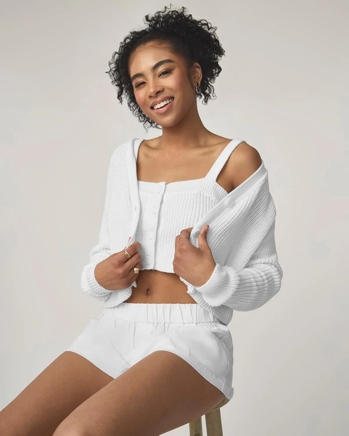 Florence By Mills Women's Bright Side Cropped Cardi