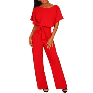 Francisca Sexy Belted Jumpsuits