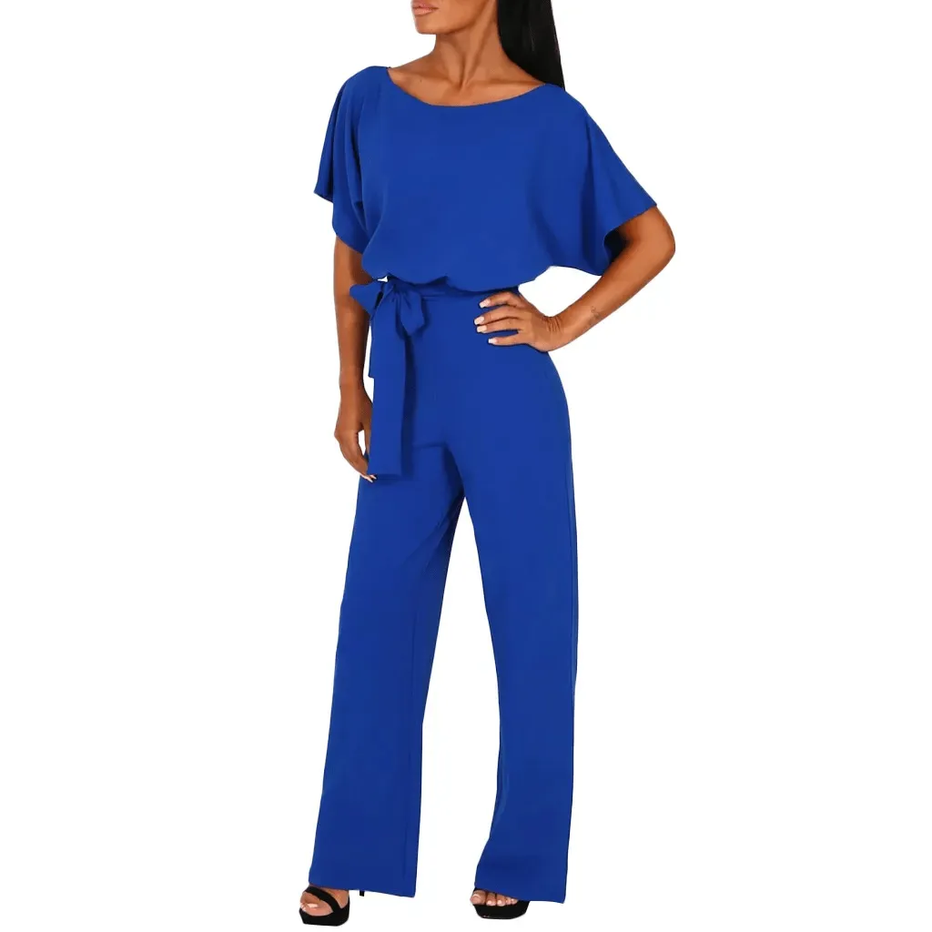 Francisca Sexy Belted Jumpsuits