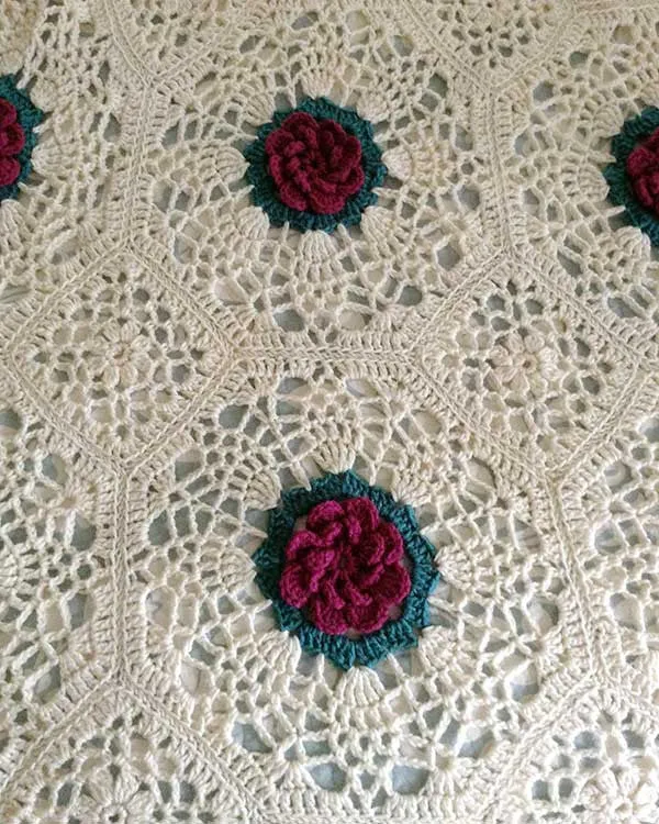 Garden Lace Afghans Crochet Pattern