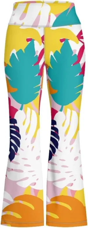 Girls' Flare Leggings Size 5-14T High Waisted Bottoms Pants Yoga Pants Casual Leggings for Girls