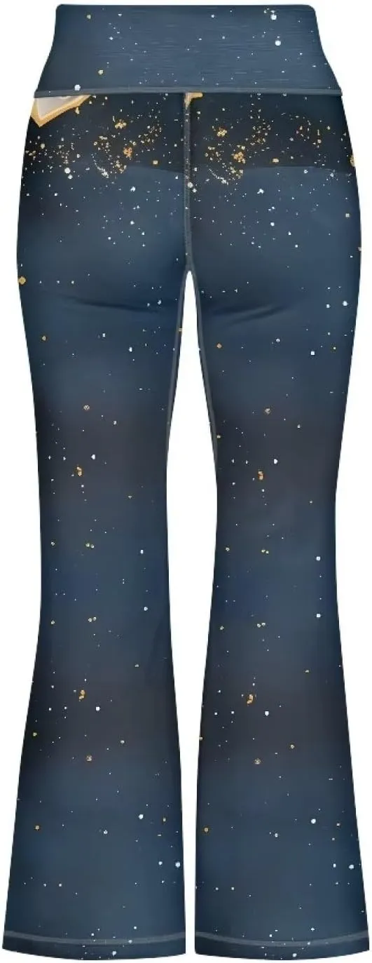 Girls' Flare Leggings Size 5-14T High Waisted Bottoms Pants Yoga Pants Casual Leggings for Girls