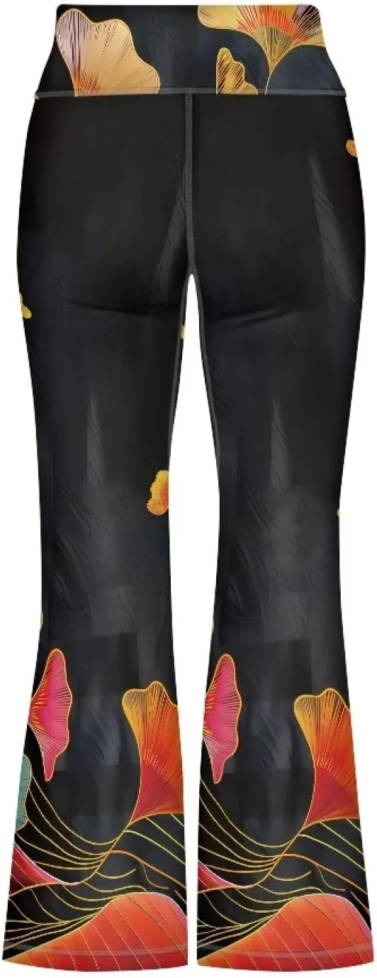 Girls' Flare Leggings Size 5-14T High Waisted Bottoms Pants Yoga Pants Casual Leggings for Girls