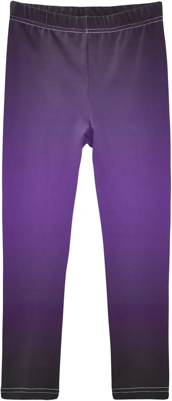 Girls Leggings Ankle Length Girls Printed Leggings Stretch Pants Comfortable Bottoms