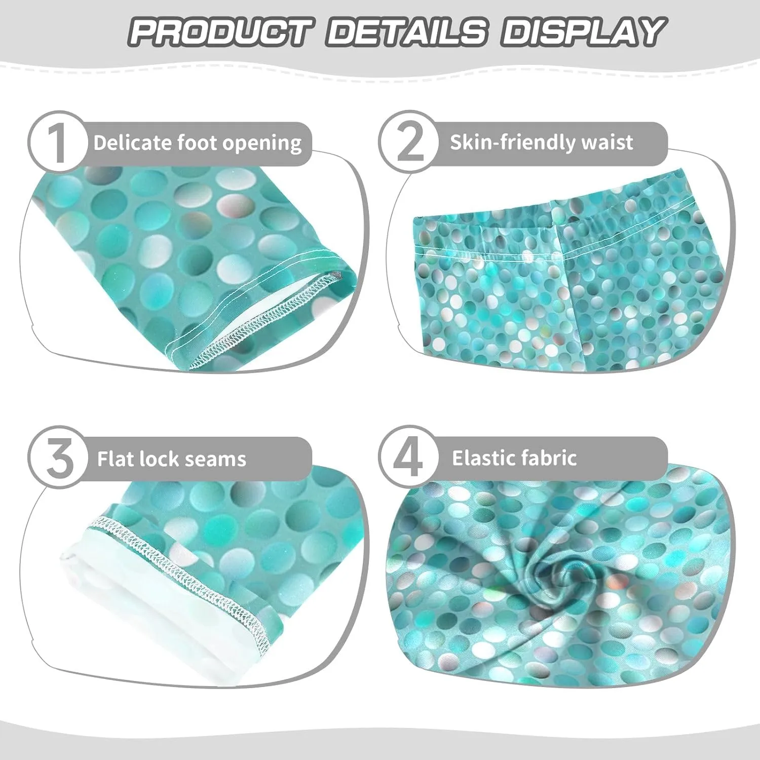 Girls Leggings Ankle Length Girls Printed Leggings Stretch Pants Comfortable Bottoms