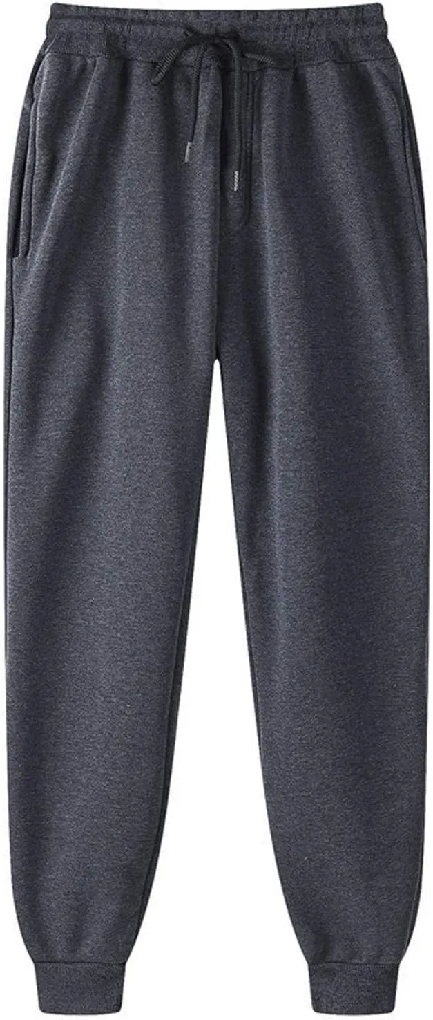 GOKKILRW Fleece Lined Workout Joggers for Women Casual Baggy Loose Athletic Lounge Running Thermal Warm Sports Pants Trouser