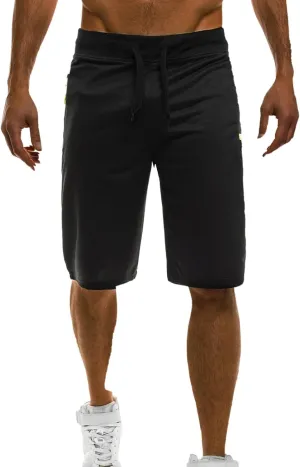 GOKKILRW Men's Elastic Waist Workout Shorts Casual Loose Athletic Gym Shorts Cotton Jogger Workout Lounge Sweat Shorts