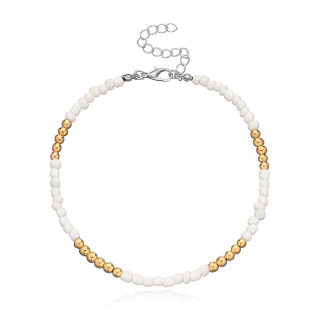 Handmade Beaded Anklet
