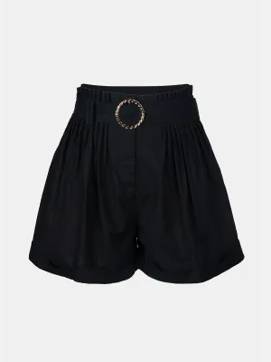 High Waist Pleated Shorts