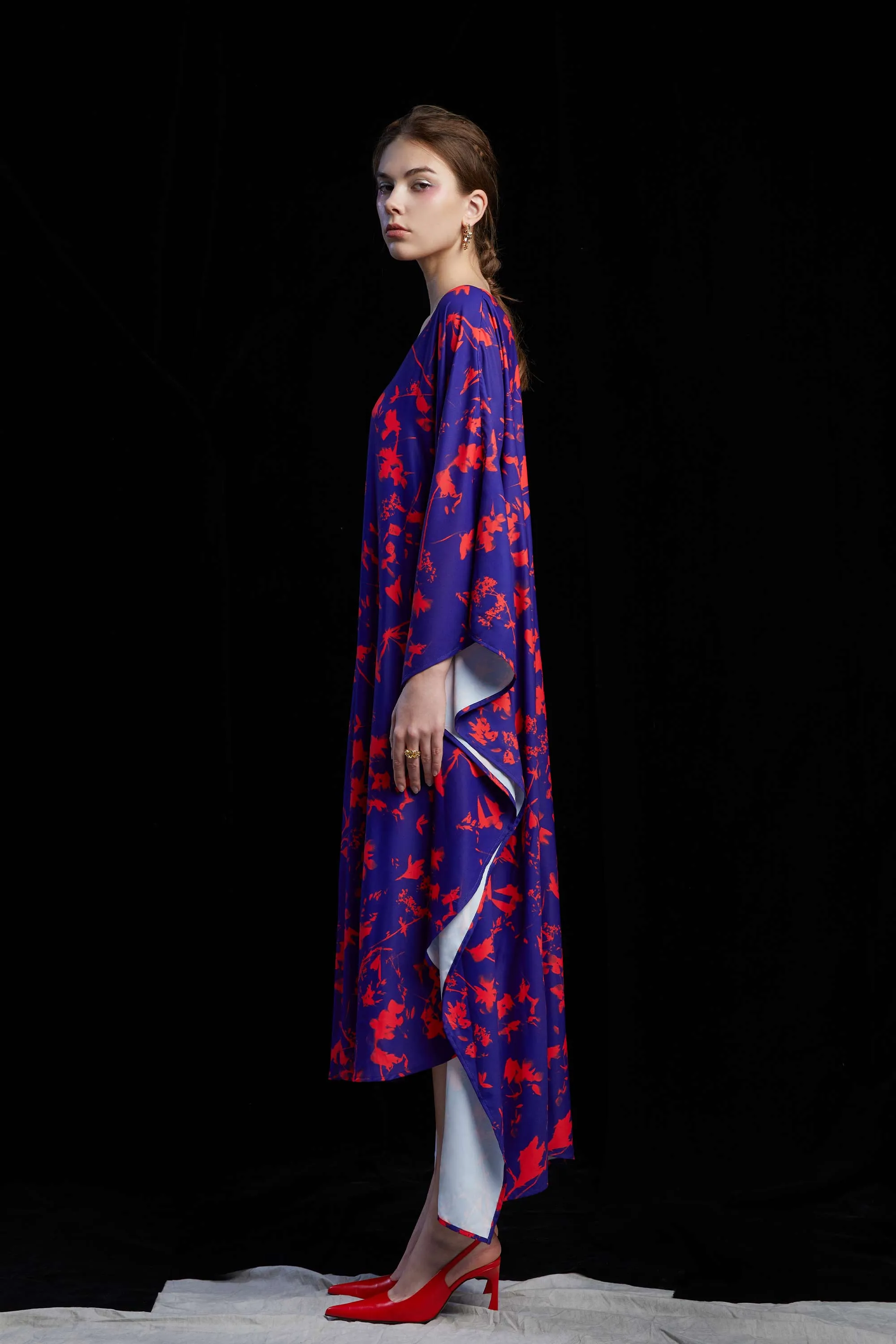 Kaftan (Blue Flamingo Cyanotype)