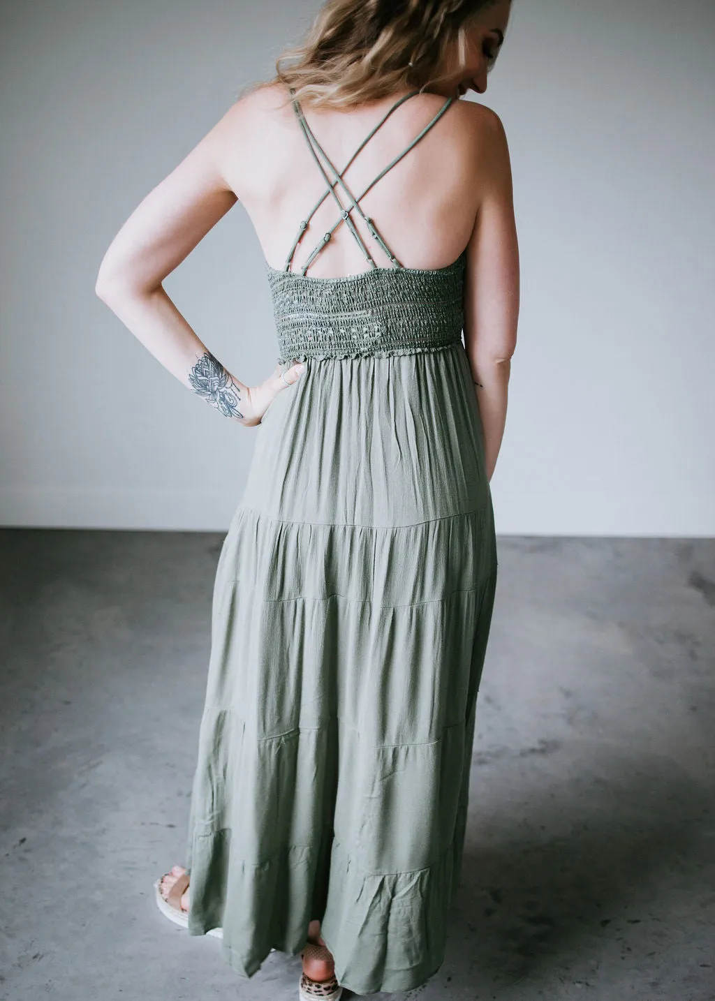Keegan Lace Crochet Maxi Dress