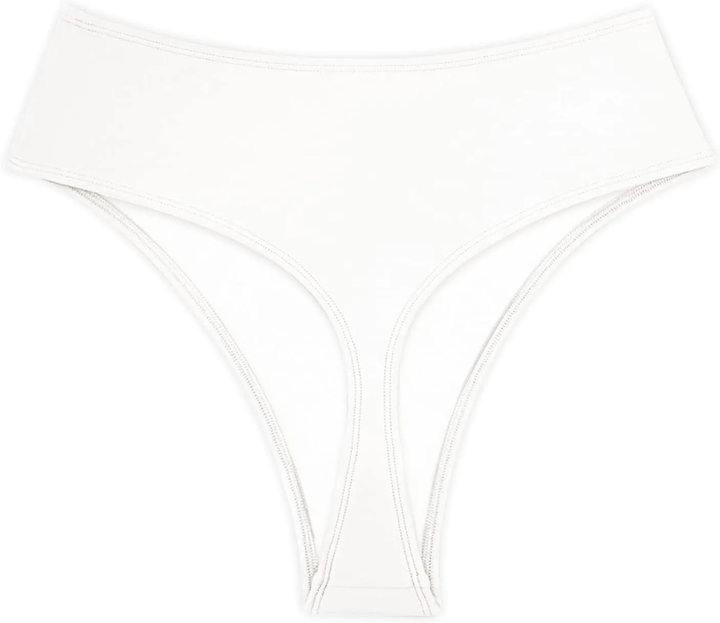 Kepblom Women's Thong Rave Bottoms High Waisted Bikini Bottom High Cut Panties for Dance Festival