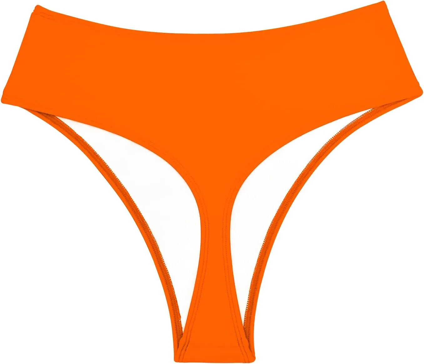 Kepblom Women's Thong Rave Bottoms High Waisted Bikini Bottom High Cut Panties for Dance Festival