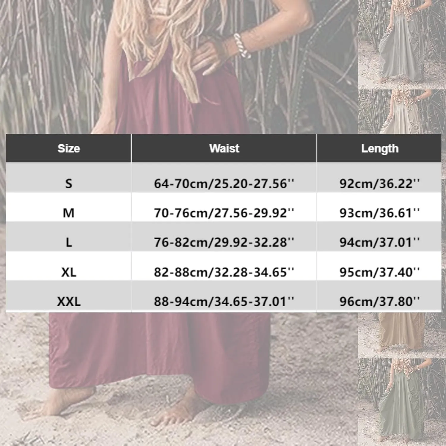 Maxi Boho Skirt Long Pockets Cotton Hippie Bohemian Elastic Waist Gypsy Skirt Bohemian with Pockets Gypsy Elastic